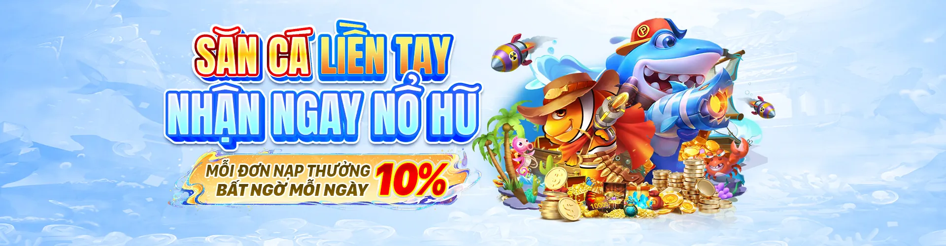 Hình ảnh chủ đề blog Kingfun Code với các yếu tố giải trí trực tuyến và màu xanh vàng